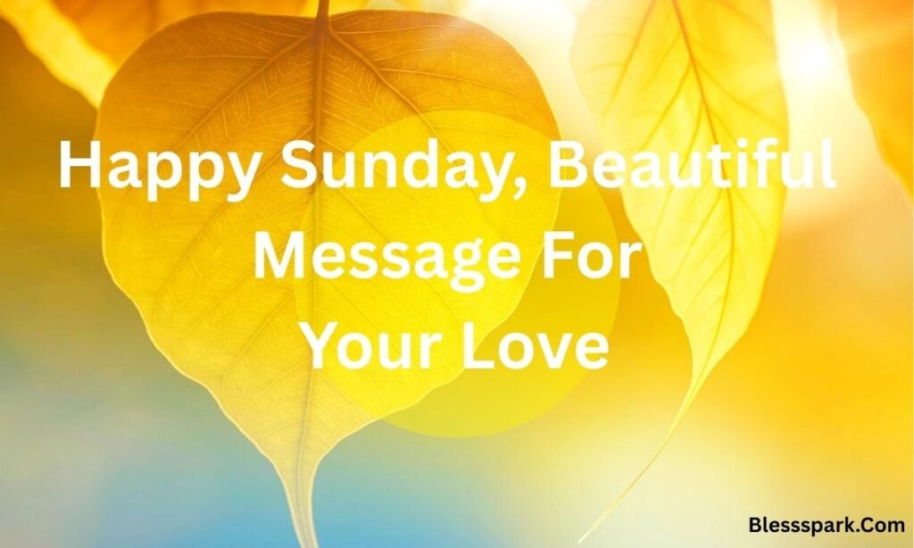 200+ Happy Sunday Beautiful Message For Your Love With Prayers