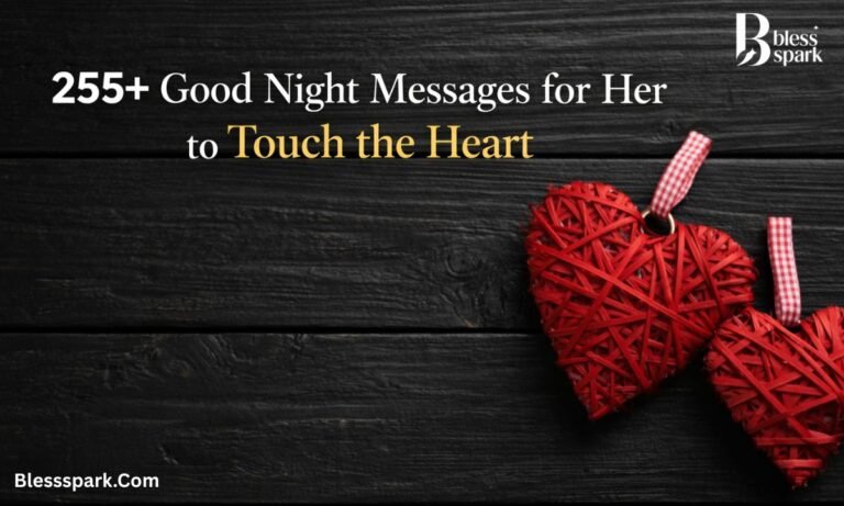 255+ Good Night Messages for Her to Touch the Heart