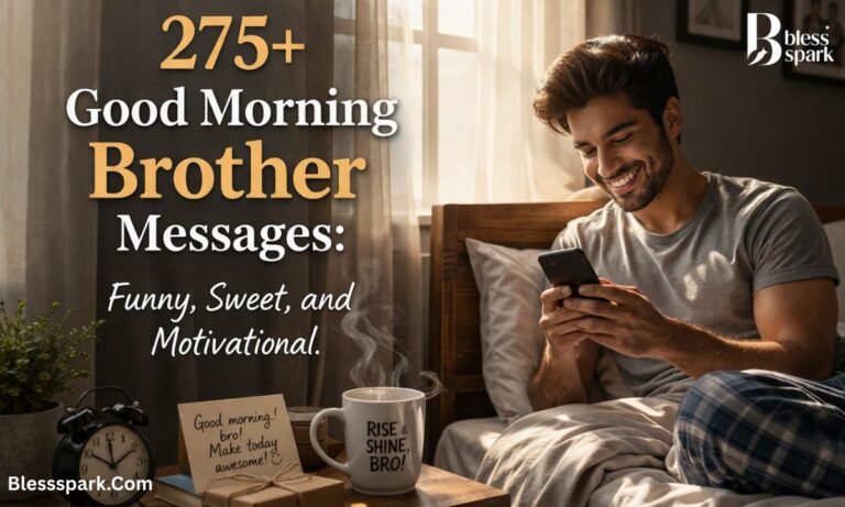 275+ Good Morning Brother Messages Funny, Sweet, and Motivational