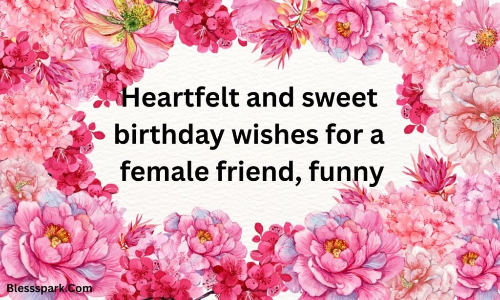 295+ Heartfelt and Sweet Birthday Wishes for a Female Friend