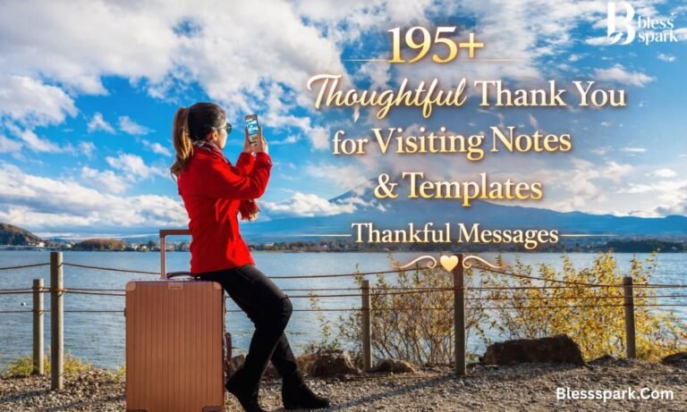 195+ Thoughtful Thank You for Visiting Notes & Templates – Thankful Messages