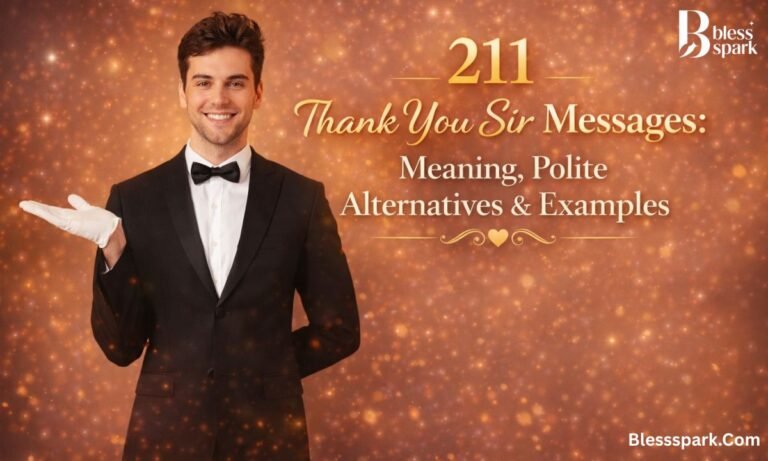 211 Thank You Sir Messages: Meaning, Polite Alternatives & Examples