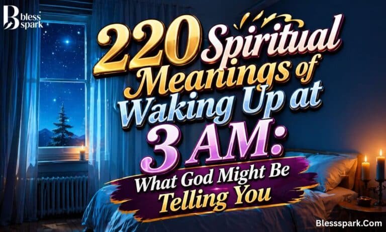 220 Spiritual Meanings of Waking Up at 3 AM: What God Might Be Telling You