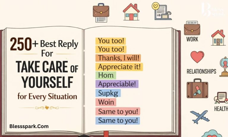 250+ Best Reply For Take Care of Yourself for Every Situation