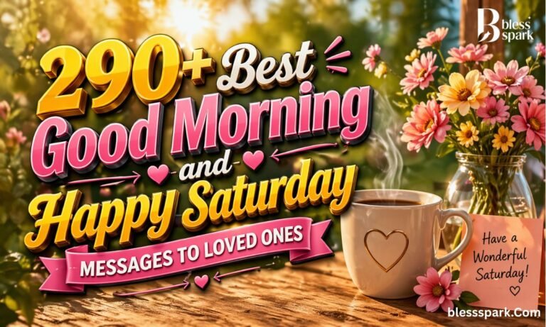 290+ Best Good Morning and Happy Saturday Messages to Loved Ones