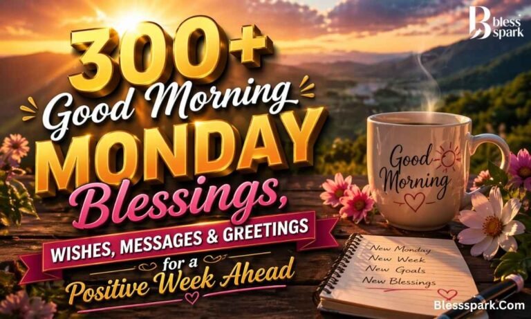 300+ Good Morning Monday Blessings, Wishes, Messages & Greetings for a Positive Week Ahead
