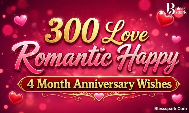 300 Love Romantic Happy 4 Month Anniversary Wishes