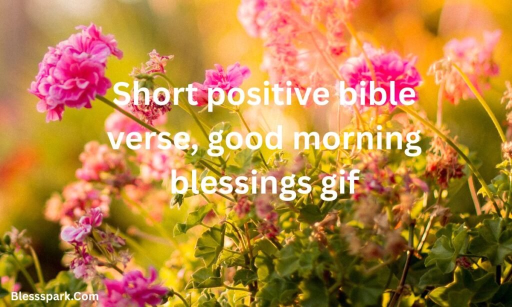 330+ Positive Bible Verse Good Morning Blessings GIF