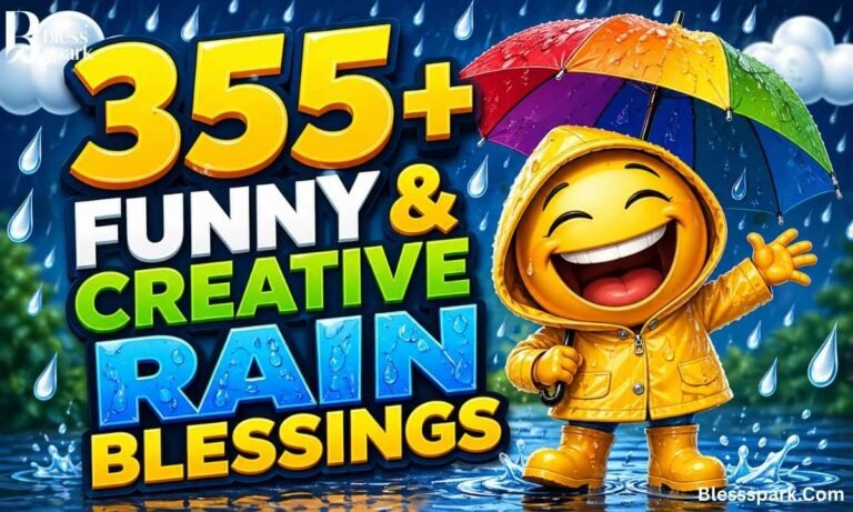 355+ Funny & Creative Rain Blessings