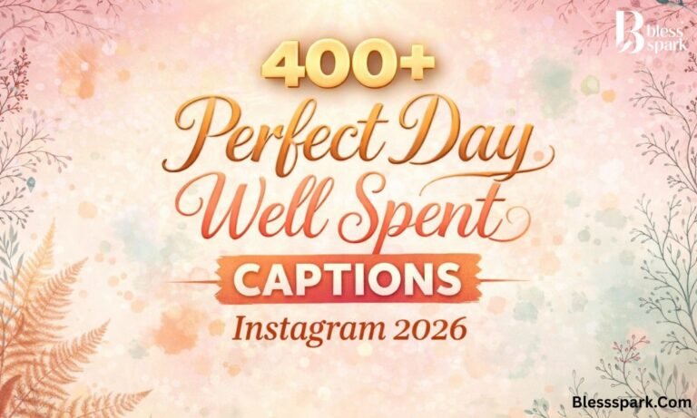 400+ Perfect Day Well Spent Captions Instagram 2026