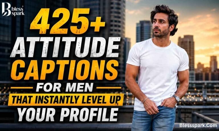 425+ Attitude Captions For Men That Instantly Level Up Your Profile