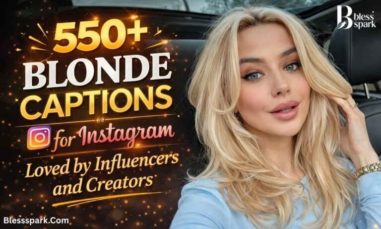 550+ Blonde Captions For Instagram Loved by Influencers and Creators