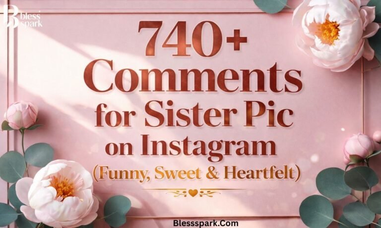 740+ Comments for Sister Pic on Instagram (Funny, Sweet & Heartfelt)