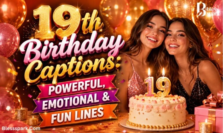 19th Birthday Captions: Powerful, Emotional & Fun Lines