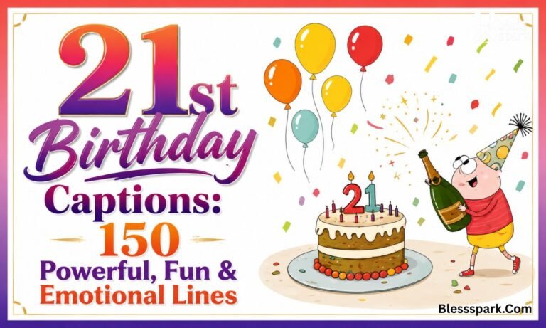 21st Birthday Captions: 150 Powerful, Fun & Emotional Lines