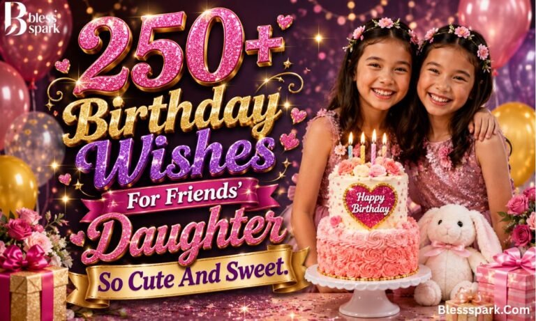 250+ Birthday Wishes For Friends' Daughter So Cute And Sweet