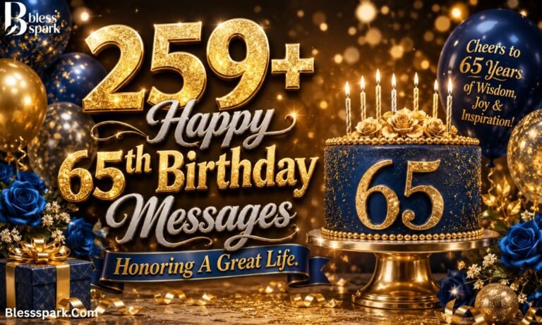 259+ Happy 65th Birthday Messages Honoring A Great Life