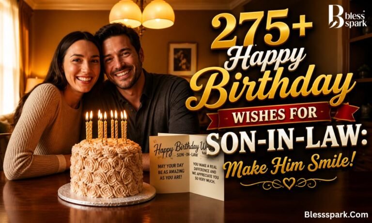 275+ Happy Birthday Wishes for Son-in-Law: Make Him Smile!