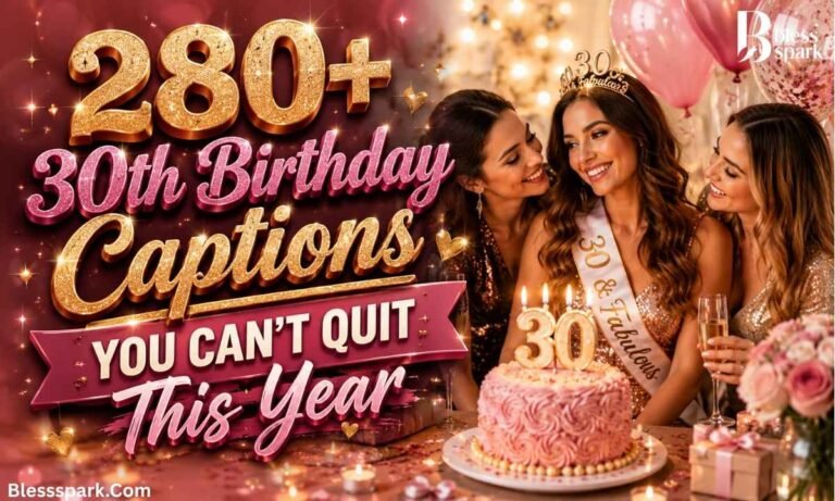 280+ 30th Birthday Captions You Can't Quit This Year
