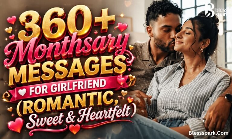 360+ Monthsary Messages for Girlfriend (Romantic, Sweet & Heartfelt)