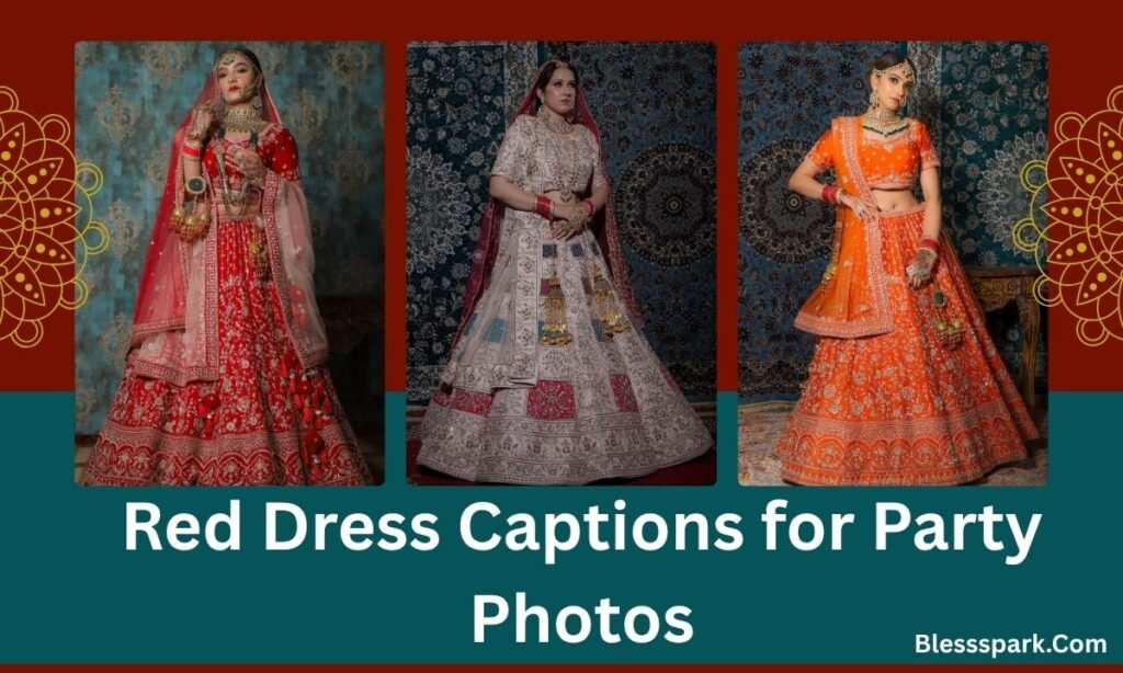 390+ Red Dress Captions for Instagram [Quotes] (2026)