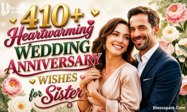 410+ Heartwarming Wedding Anniversary Wishes for Sister