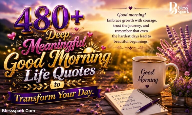 480+ Deep, Meaningful Good Morning Life Quotes to Transform Your Day