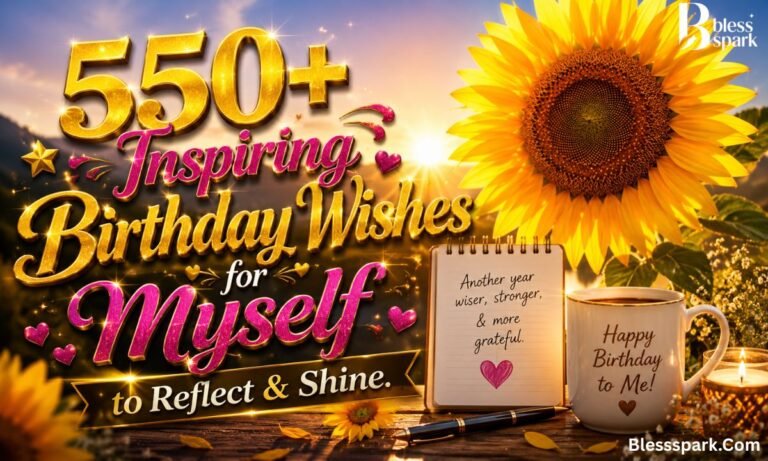550+ Inspiring Birthday Wishes for Myself to Reflect & Shine