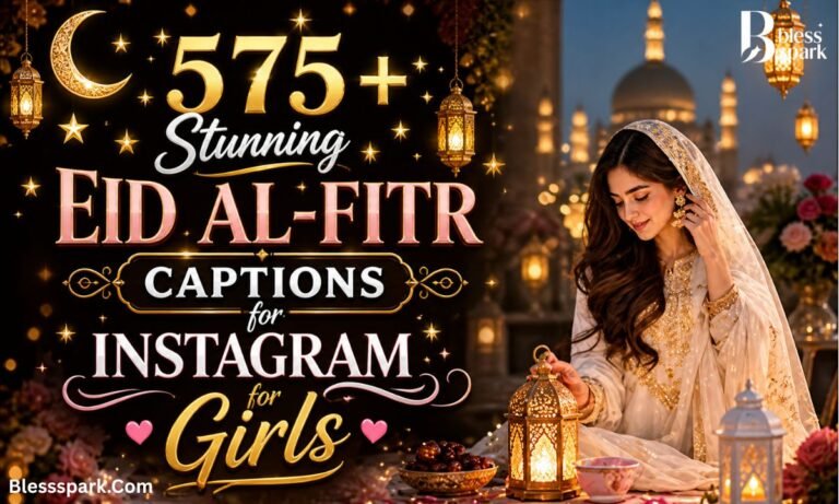 575+ Stunning Eid al-Fitr Captions for Instagram for Girls