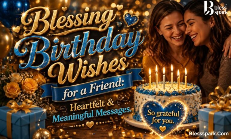 Blessing Birthday Wishes for a Friend: Heartfelt & Meaningful Messages