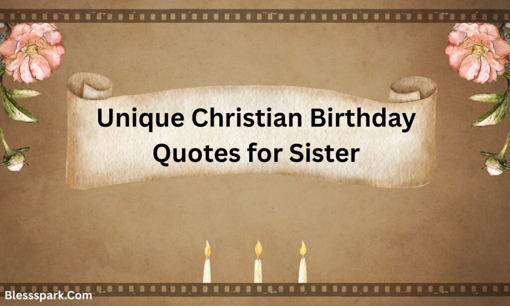 Christian Birthday Wishes & Prayers for Sister