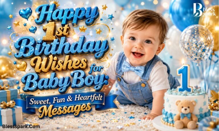 Happy 1st Birthday Wishes for Baby Boy: Sweet, Fun & Heartfelt Messages.