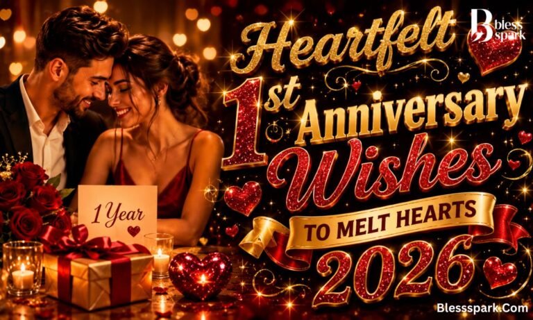 Heartfelt 1st Anniversary Wishes to Melt Hearts 2026