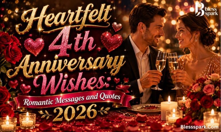 Heartfelt 4th Anniversary Wishes: Romantic Messages and Quotes 2026