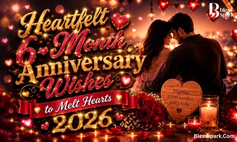 Heartfelt 6-Month Anniversary Wishes to Melt Hearts 2026