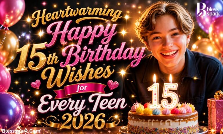 Heartwarming Happy 15th Birthday Wishes for Every Teen 2026
