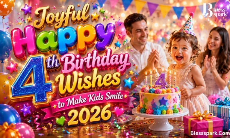 Joyful Happy 4th Birthday Wishes to Make Kids Smile 2026