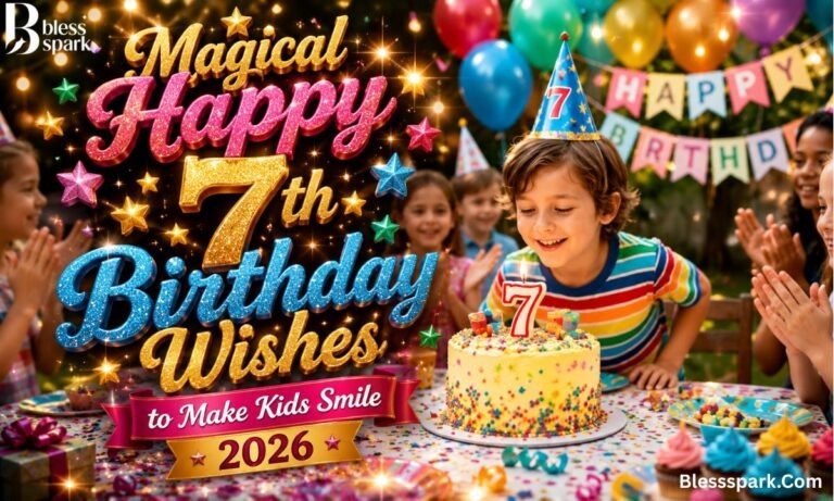 Magical Happy 7th Birthday Wishes to Make Kids Smile 2026