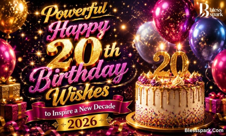 Powerful Happy 20th Birthday Wishes to Inspire a New Decade 2026