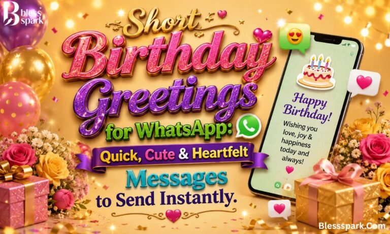 Short Birthday Greetings for WhatsApp: Quick, Cute & Heartfelt Messages to Send Instantly