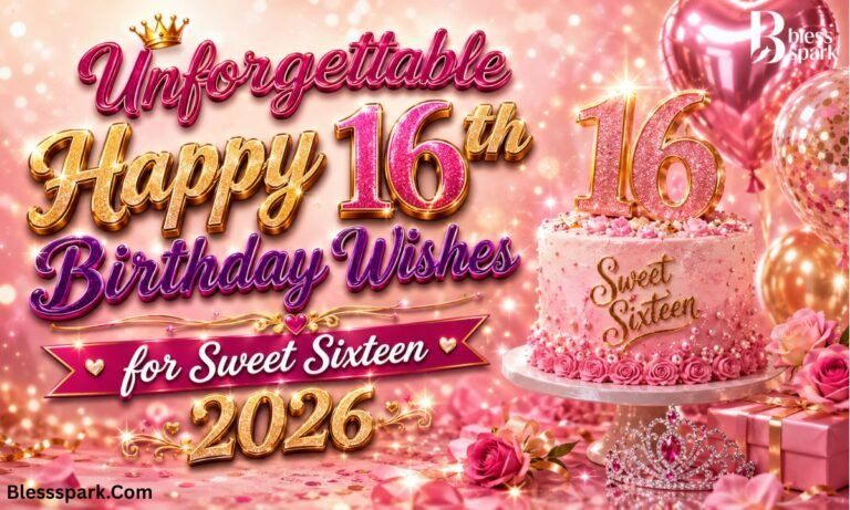 Unforgettable Happy 16th Birthday Wishes for Sweet Sixteen 2026