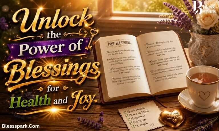 Unlock the Power of Blessings for Health and Joy