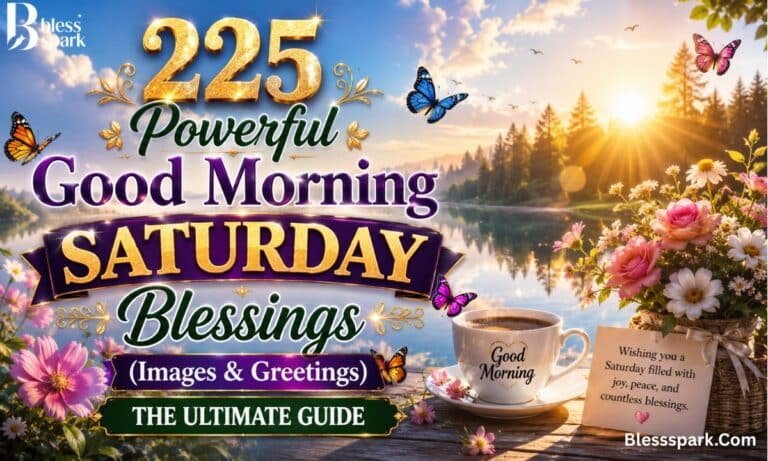 225 Powerful Good Morning Saturday Blessings (Images & Greetings)