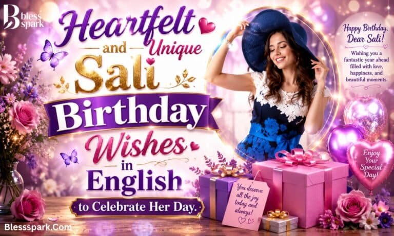 Heartfelt and Unique Sali Birthday Wishes in English to Celebrate Her Day