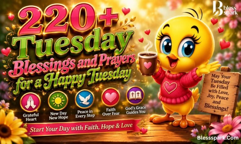 220+ Tuesday Blessings and Prayers for a Happy Tuesday