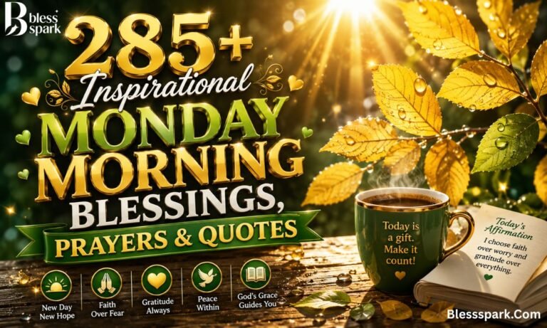285+ Inspirational Monday Morning Blessings, Prayers & Quotes
