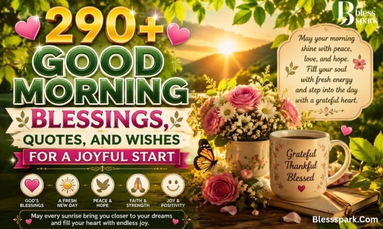290+ Good Morning Blessings, Quotes, and Wishes for a Joyful Start