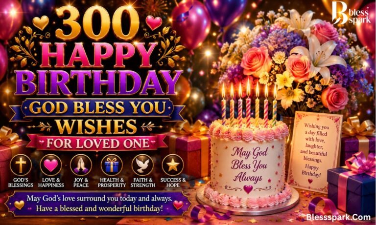 300 Happy Birthday God Bless You Wishes For Loved One