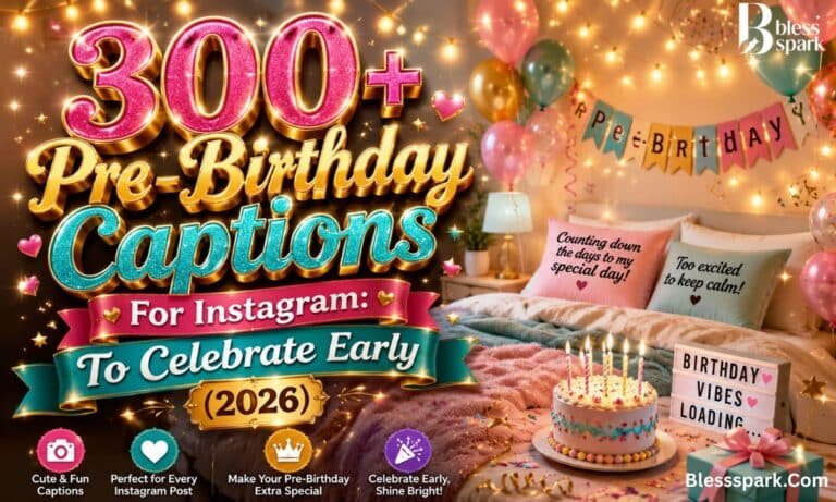 300+ Pre-Birthday Captions For Instagram: To Celebrate Early (2026)