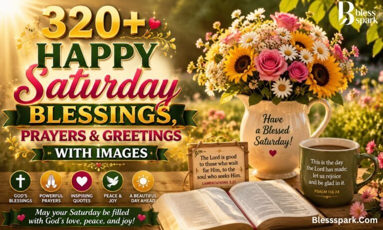320+ Happy Saturday Blessings, Prayers & Greetings with Images